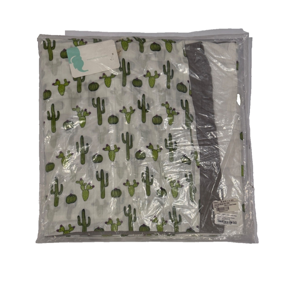 Monica and Andy Santa Fe Cactus Dreams 3 Pack Muslin Baby Blanket Swaddle NEW
